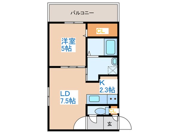 サンコ－ト円山ガ－デンヒルズの物件間取画像